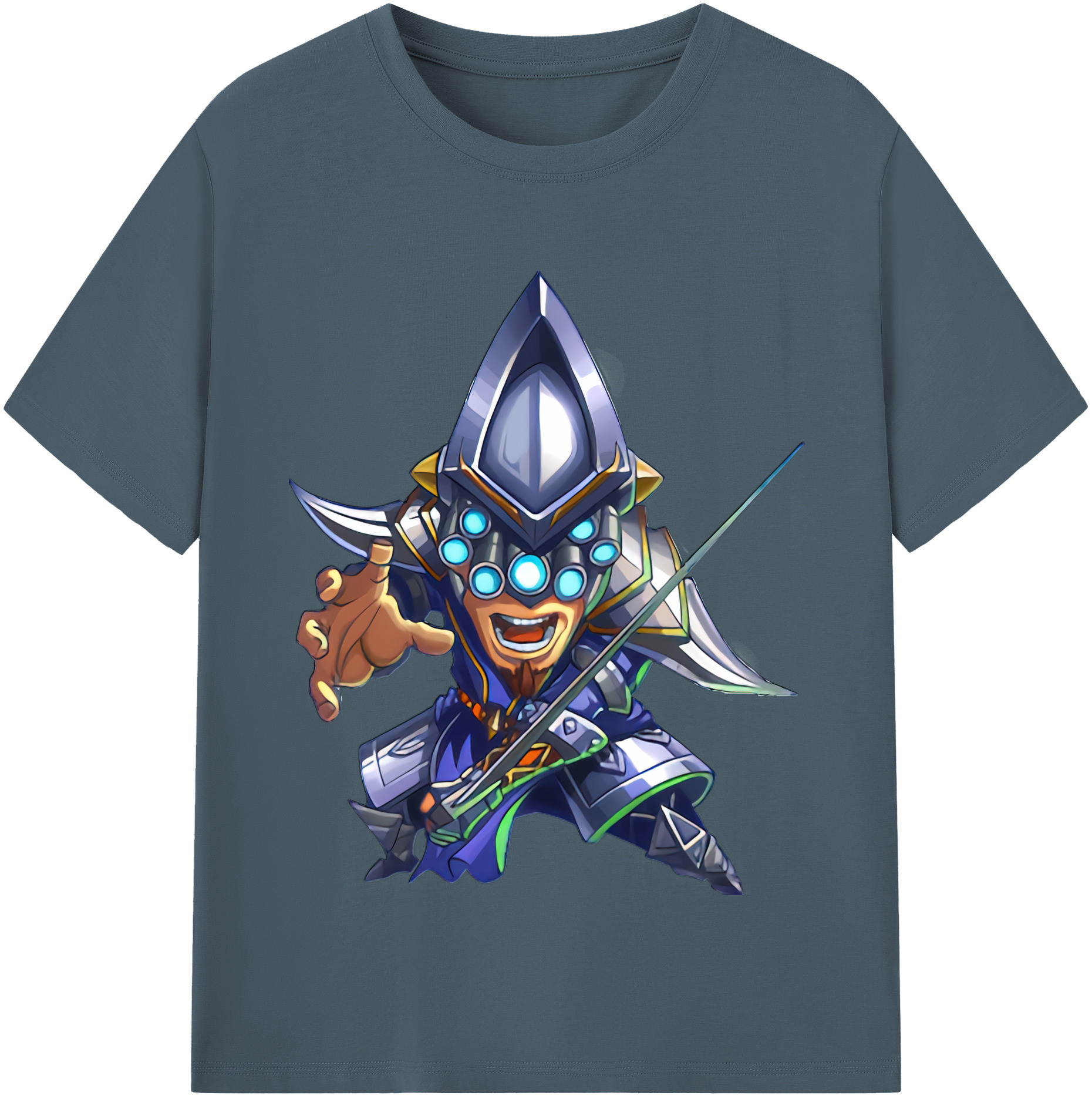 リーグ・オブ・レジェンド League of Legends LOL 綿100％半袖Tシャツ（フロントプリント）